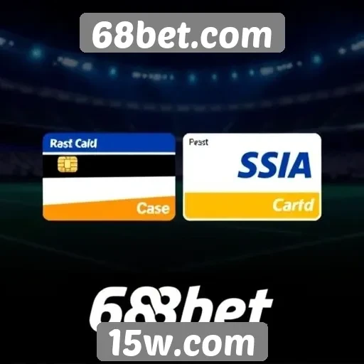 Métodos de pagamento aceitos no 68bet.com