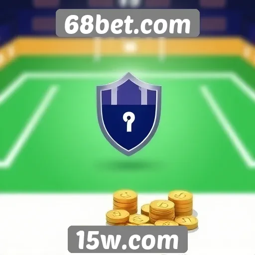 Funcionalidades de segurança no site 68bet.com